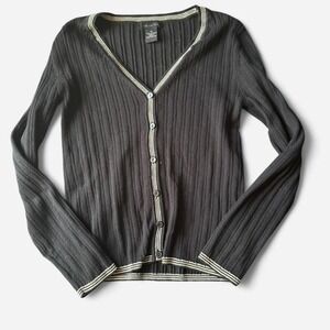 The Limited grey ribbed cardigan